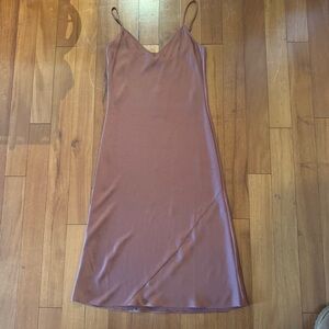 Aritzia Wilfred Only Slip Midi Dress